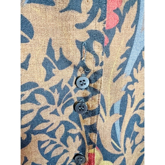 Vintage 80s Mondi Escada Floral Art Blouse Buttons Down Shirt Size 36 Small - Picture 15 of 15